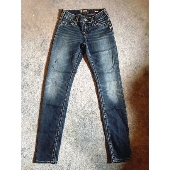 Silver Jeans Denim - Silver Skinny Jeans Silver Jeans Denim - Silver Skinny Jeans